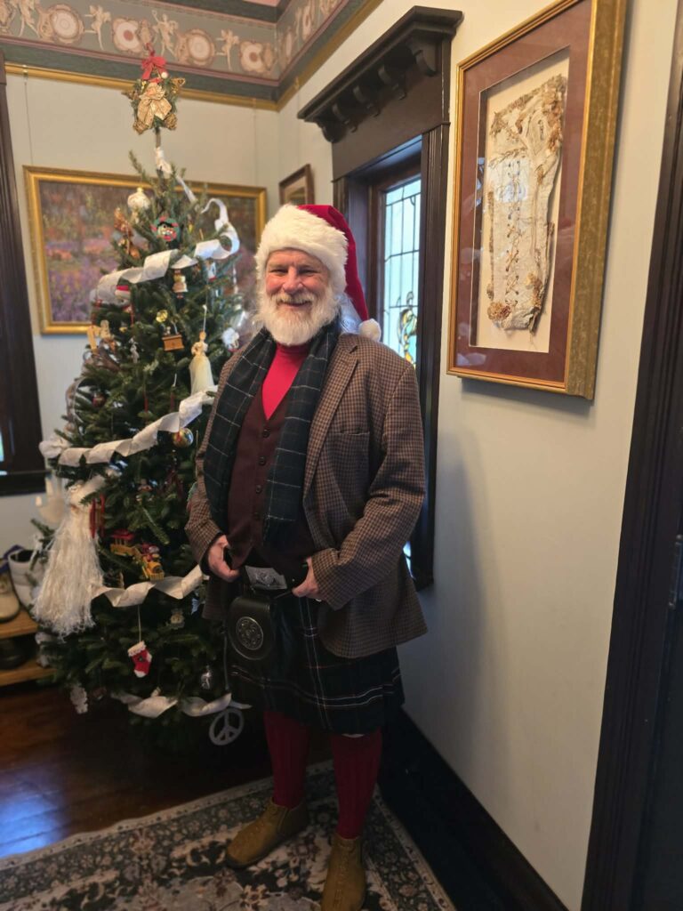 kilted santa
